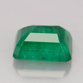 Smeraldo naturale verde da 4,52 ct, taglio smeraldo, SI-I1