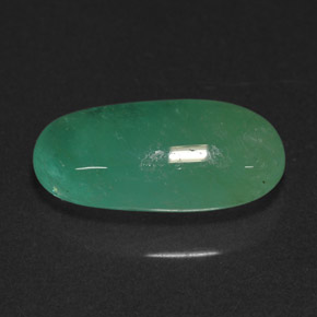 Smeraldo Verde naturale da 4.49 ct, Taglio ovale, Traslucido