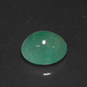 Smeraldo naturale verde da 2,02 ct, taglio ovale, traslucido