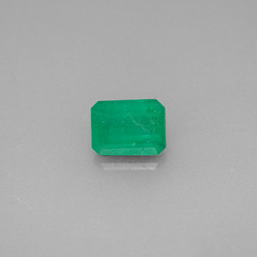 Smeraldo naturale verde da 0,71 ct, taglio smeraldo, SI-I1