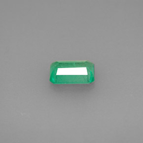 Smeraldo naturale verde da 0,72 ct, taglio smeraldo, SI-I1