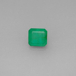 Smeraldo naturale verde da 0,48 ct, taglio smeraldo, SI-I1