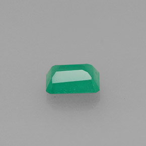 Smeraldo naturale verde da 0,37 ct, taglio smeraldo, SI-I1