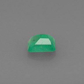 Smeraldo naturale verde da 0,47 ct, taglio smeraldo, SI-I1