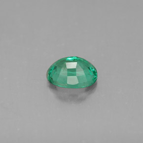 Smeraldo naturale verde da 0,51 ct, taglio ovale, VS-SI