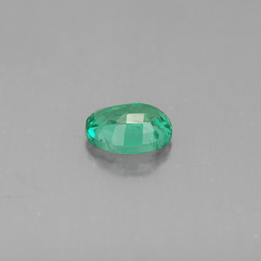 Smeraldo naturale verde da 0,64 ct, taglio ovale, VS-SI