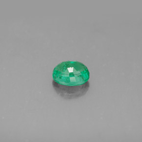 Smeraldo Verde naturale da 0.74 ct, Taglio ovale, VS-SI