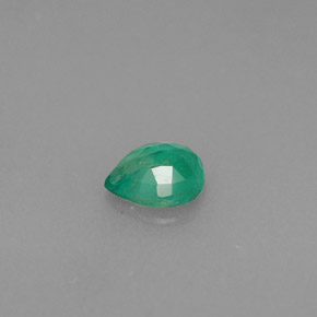 Smeraldo naturale verde da 0,29 ct, taglio a pera, SI