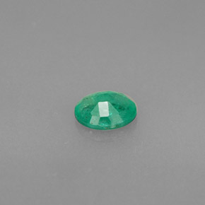 Smeraldo naturale verde da 0,32 ct, taglio ovale, SI