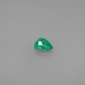 Smeraldo Verde naturale da 0.32 ct, Forma a pera, SI