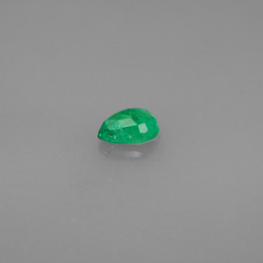 Smeraldo naturale verde da 0,30 ct, taglio a pera, VS-SI