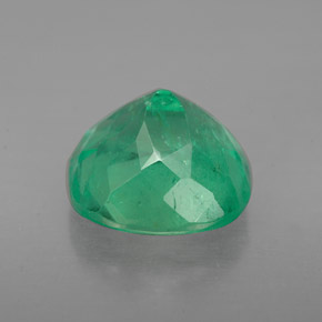 Smeraldo naturale verde da 3,30 ct, taglio a cuscino, VS-SI