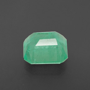 Smeraldo naturale verde da 1,83 ct, taglio smeraldo, SI