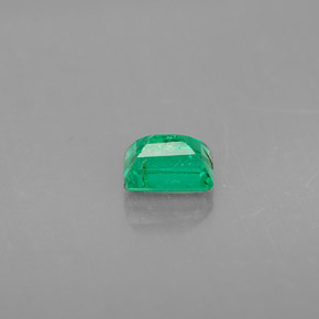 Smeraldo naturale verde da 0,38 ct, baguette, VS-SI
