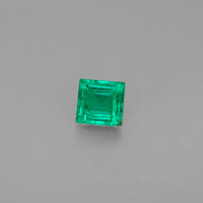 Smeraldo Verde naturale da 0.28 ct, Quadrato, VS