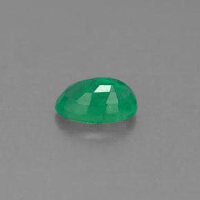 Smeraldo naturale verde da 0,49 ct, taglio ovale, SI-I1