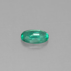 Smeraldo naturale verde da 0,39 ct, taglio ovale, SI-I1