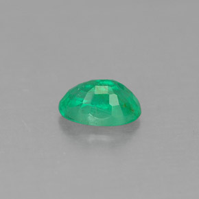 Smeraldo naturale verde da 0,50 ct, taglio ovale, SI-I1