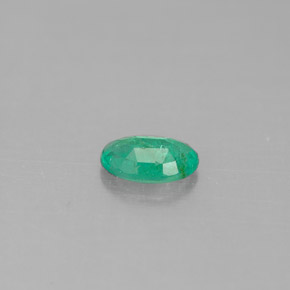 Smeraldo naturale verde da 0,38 ct, taglio ovale, SI-I1