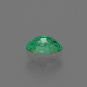 Smeraldo naturale verde da 0,41 ct, taglio ovale, SI-I1