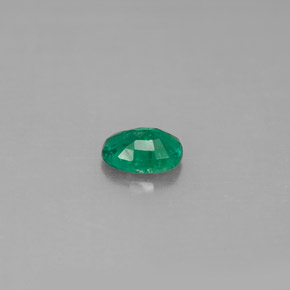Smeraldo naturale verde da 0,42 ct, taglio ovale, SI-I1