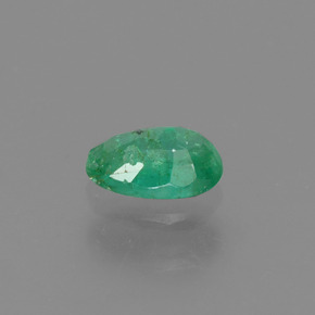 Smeraldo naturale verde da 0,45 ct, taglio ovale, SI-I1