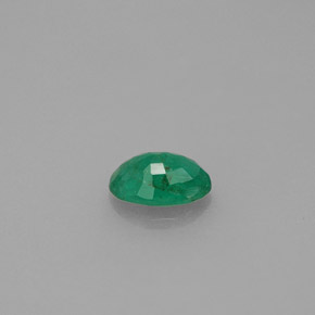 Smeraldo naturale verde da 0,40 ct, taglio ovale, SI-I1