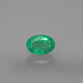 Smeraldo naturale verde da 0,60 ct, taglio ovale, SI-I1