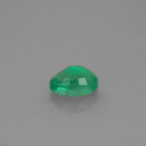Smeraldo naturale verde da 0,60 ct, taglio ovale, SI-I1