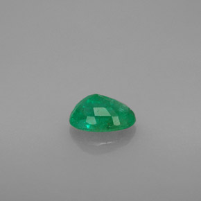 Smeraldo naturale verde da 0,45 ct, taglio ovale, SI-I1