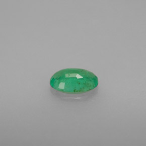 Smeraldo naturale verde da 0,42 ct, taglio ovale, SI-I1