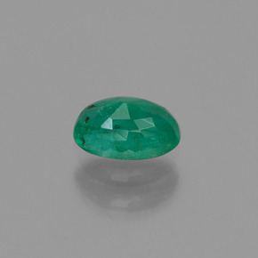 Smeraldo naturale verde da 0,51 ct, taglio ovale, SI-I1