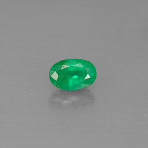 Smeraldo naturale verde da 0,54 ct, taglio ovale, SI-I1