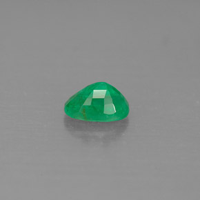 Smeraldo naturale verde da 0,54 ct, taglio ovale, SI-I1