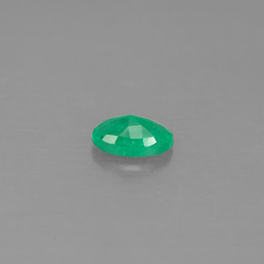 Smeraldo naturale verde da 0,40 ct, taglio ovale, SI-I1