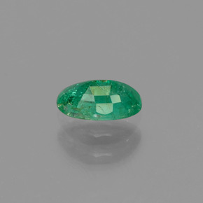 Smeraldo naturale verde da 0,43 ct, taglio ovale, SI-I1