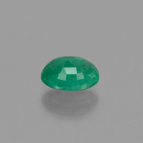 Smeraldo naturale verde da 0,46 ct, taglio ovale, SI