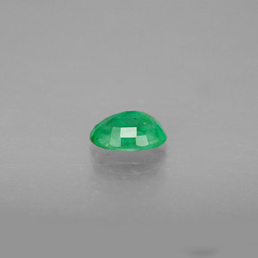 Smeraldo naturale verde da 0,39 ct, taglio ovale, SI