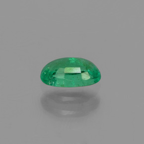 Smeraldo naturale verde da 0,46 ct, taglio ovale, SI