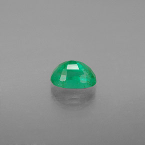 Smeraldo naturale verde da 0,58 ct, taglio ovale, SI