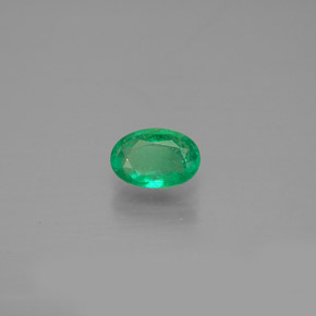 Smeraldo naturale verde da 0,40 ct, taglio ovale, SI