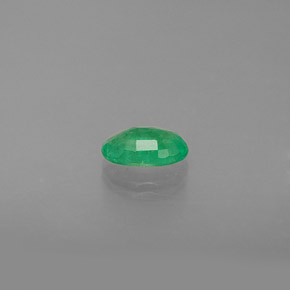 Smeraldo naturale verde da 0,40 ct, taglio ovale, SI