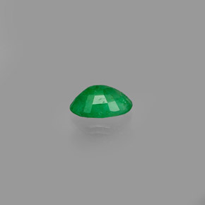 Smeraldo Verde naturale da 0.38 ct, Taglio ovale, SI