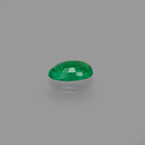 Smeraldo naturale verde da 0,40 ct, taglio ovale, SI