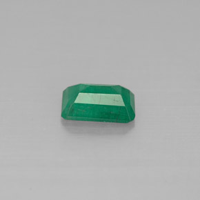 Smeraldo naturale verde da 0,45 ct, taglio smeraldo, SI-I1