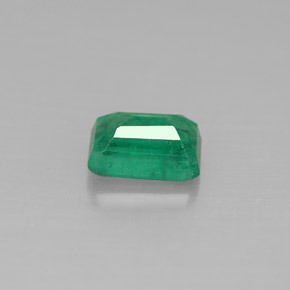 Smeraldo naturale verde da 0,67 ct, taglio smeraldo, SI-I1