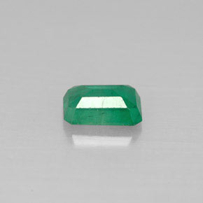Smeraldo naturale verde da 0,54 ct, taglio smeraldo, SI-I1