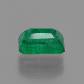 Smeraldo naturale verde da 0,60 ct, taglio smeraldo, SI-I1
