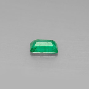 Smeraldo naturale verde da 0,41 ct, taglio smeraldo, SI