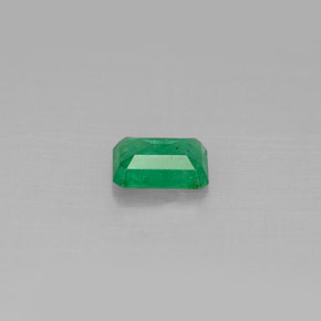 Smeraldo naturale verde da 0,46 ct, taglio smeraldo, SI-I1